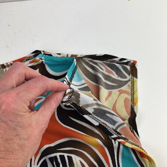 Poet Colourful Retro Pullover Top - Picture 5 of 8